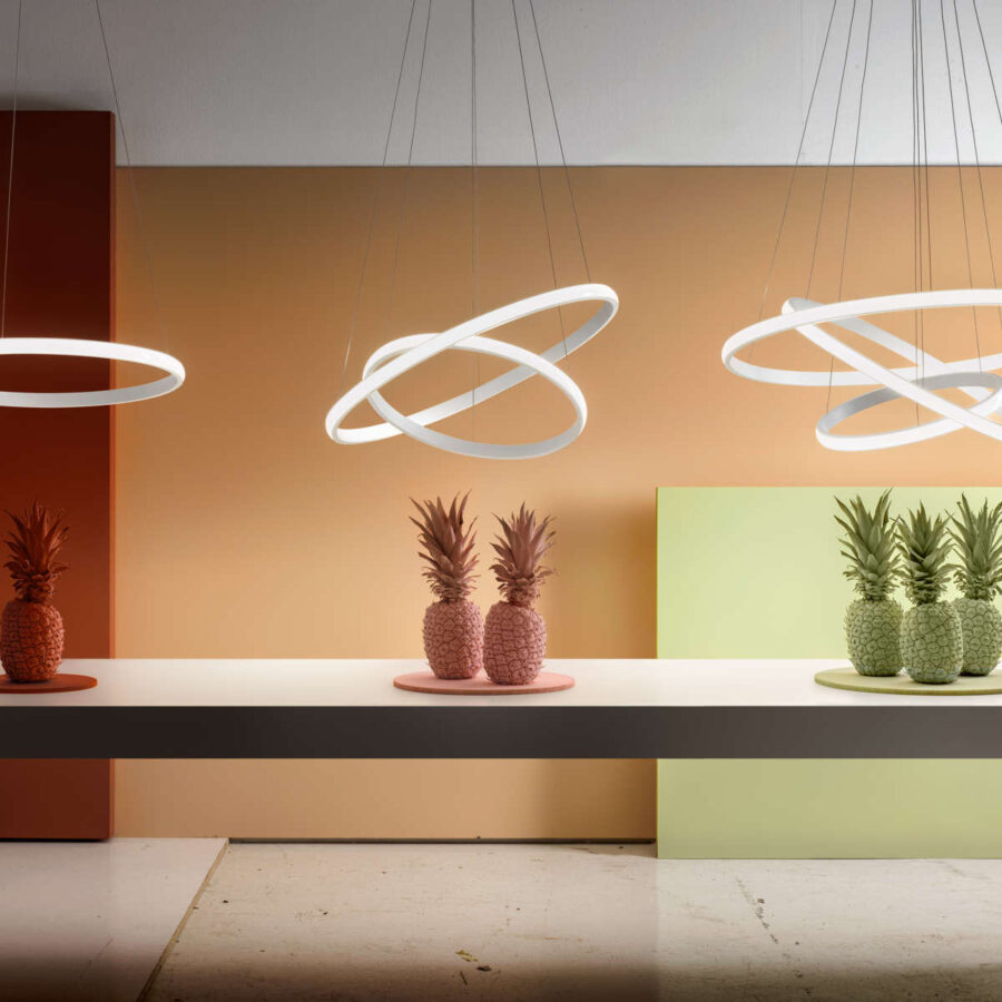 gea iole sospensione Dettaglio finitura metallo