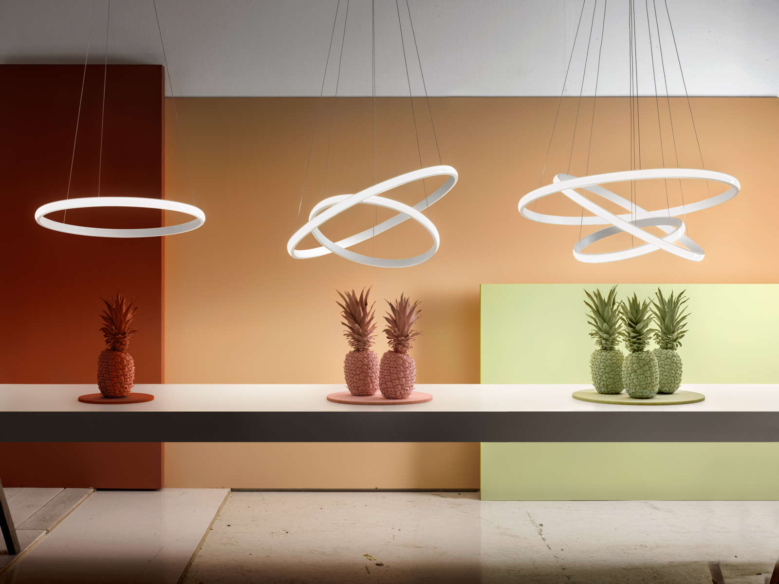 gea iole sospensione Dettaglio finitura metallo