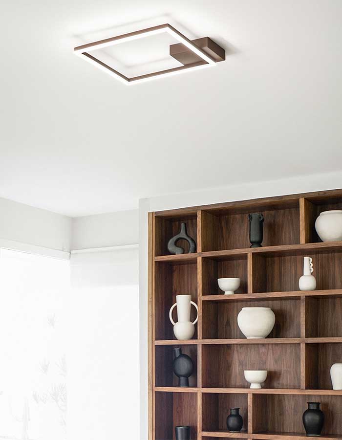 Fabas Luce Bard 42x42 a soffitto