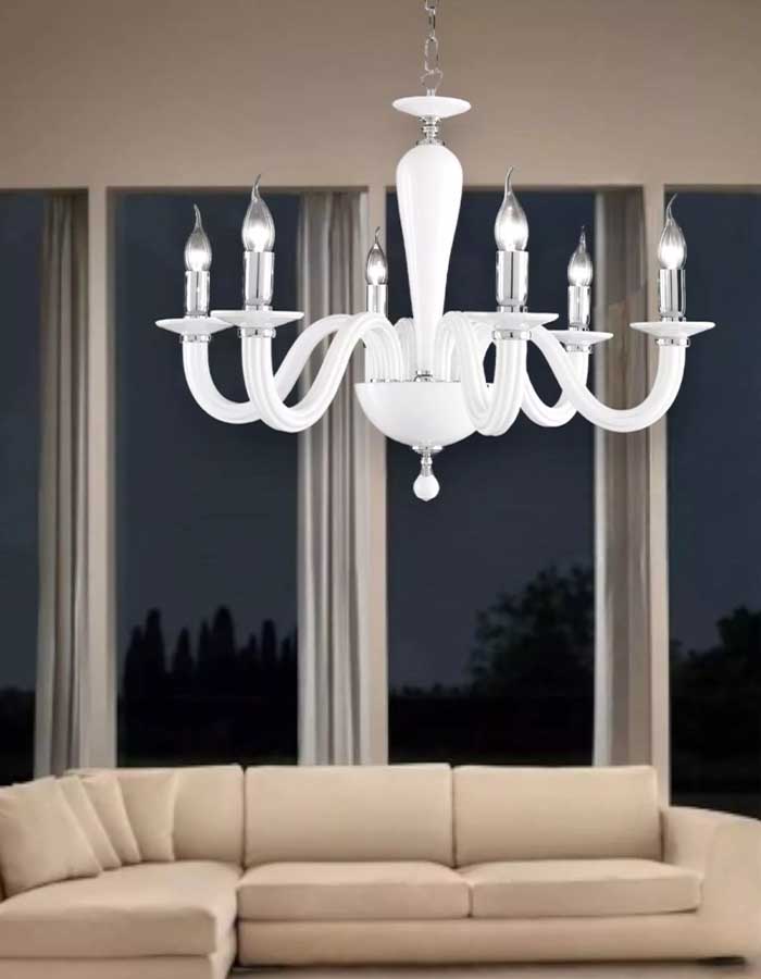 Ondaluce Ravel lampadario 6 luci