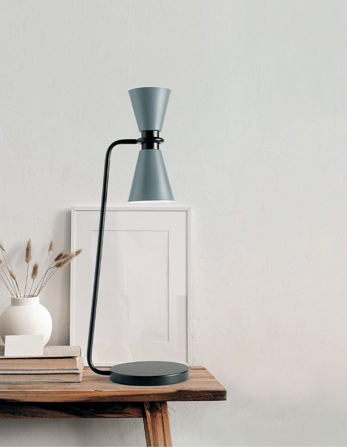 miloox graal lampada da tavolo