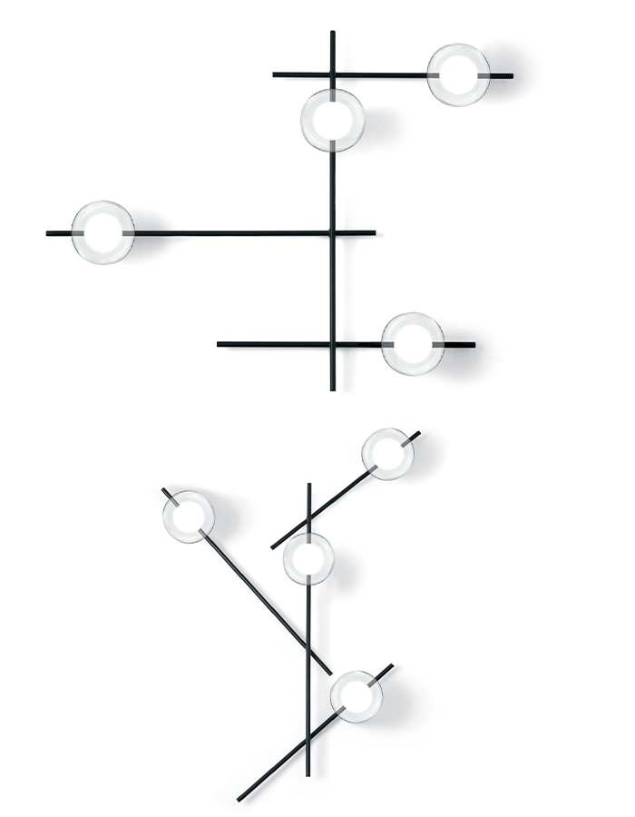 miloox mikado lampada soffitto
