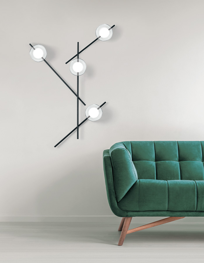 miloox mikado lampada soffitto