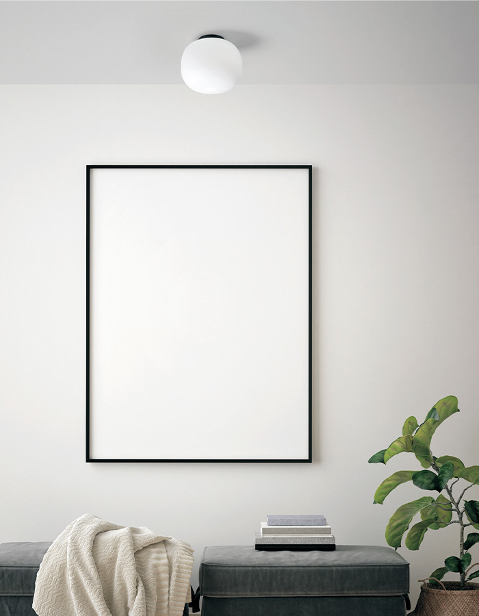 miloox bombo plafoniera singola