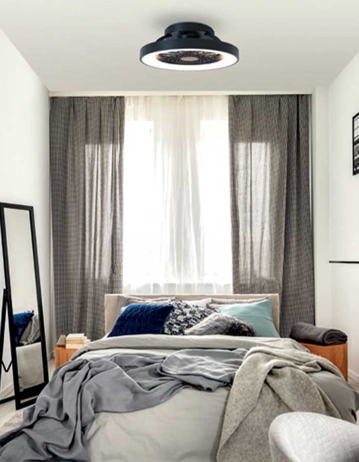 Mantra Tibet Mini Ventilatore Led Comandato da Telecomando - immagine 2