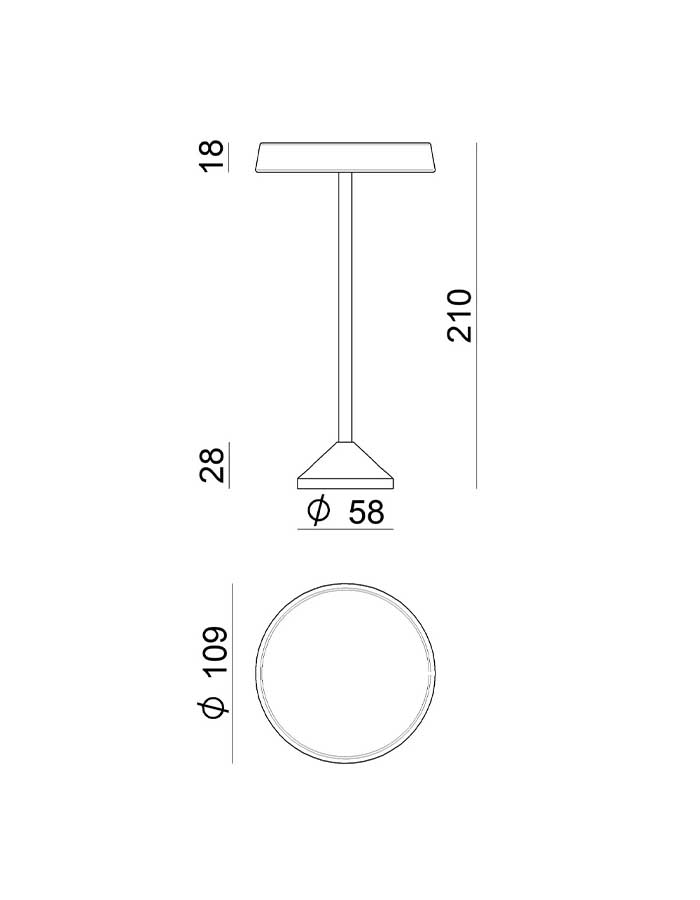 Linea Light Pistillo Paletto Led 24V IP65 - 2700/3000 K - immagine 4