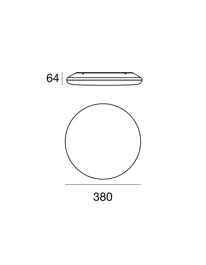 Linea Light Switch Lampada Led da Parete/Soffitto IP65 - CCT - immagine 5
