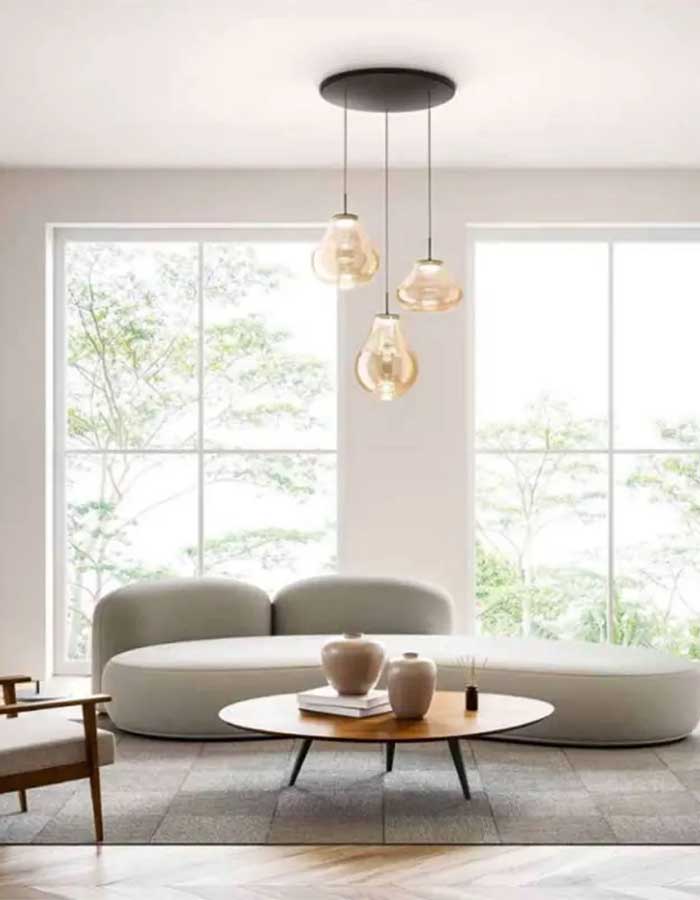 Fabas Luce Deva sospensione rotonda