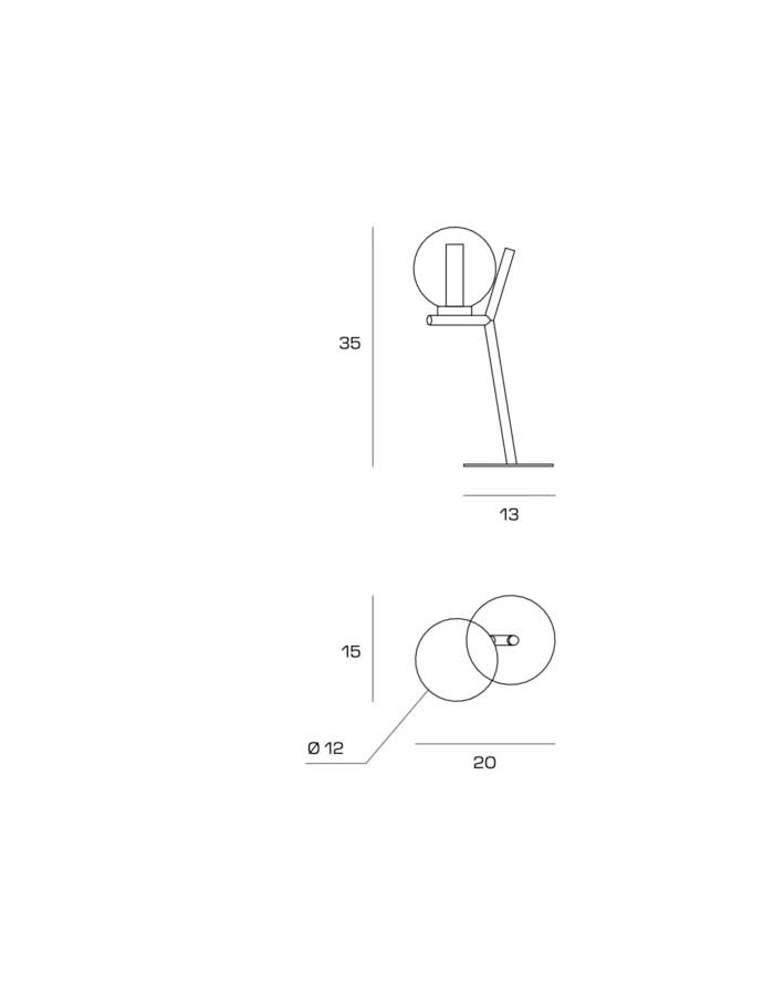 Lampada da Tavolo Miloox CAMELY 1 x G9 | Oro Spazzolato - immagine 3