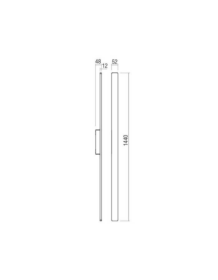 Redo Reflexa Applique Led da Esterno IP54 - 2700/3000 K - immagine 4