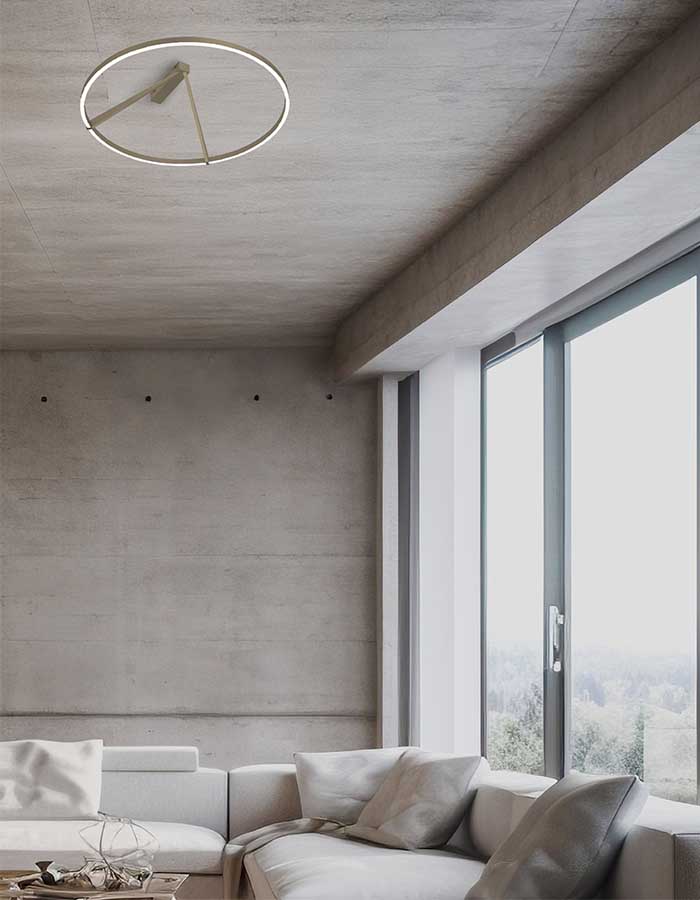 Vivida Meridiana plafoniera Ø80