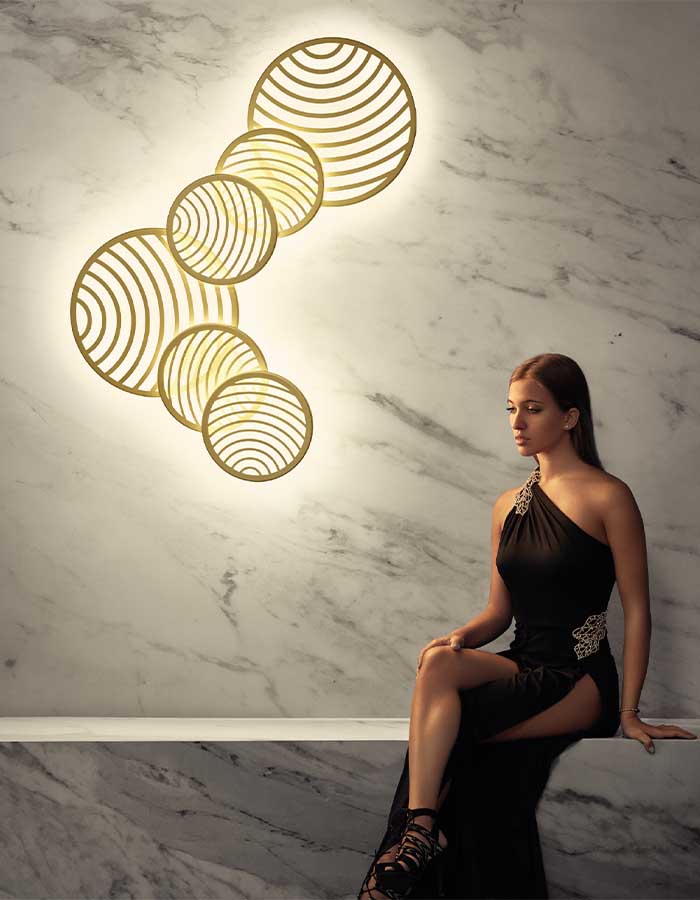 Mantra Collage applique Led