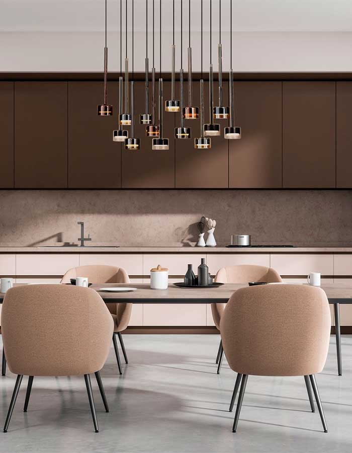 Mantra Tonic sospensione con base lineare