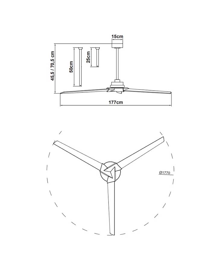 Mantra Brisa Ventilatore Led da Esterno IP44 - CCT - immagine 2