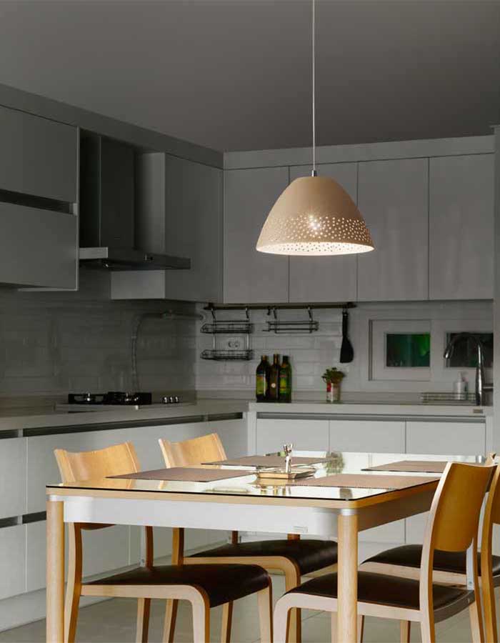 Fabas Luce Casale sospensione in ceramica