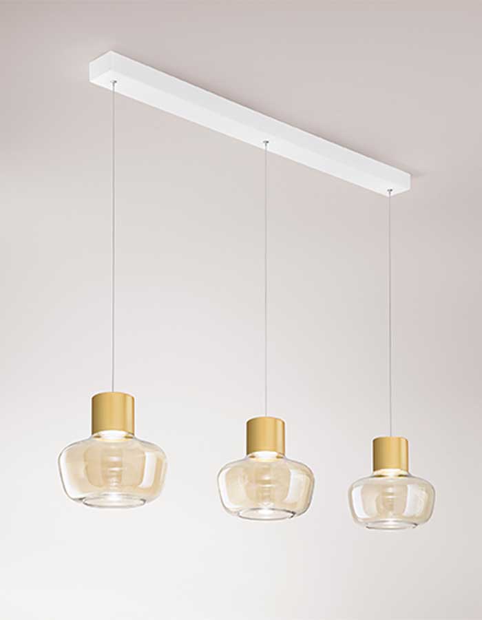 Fabas Luce Kino sospensione lineare