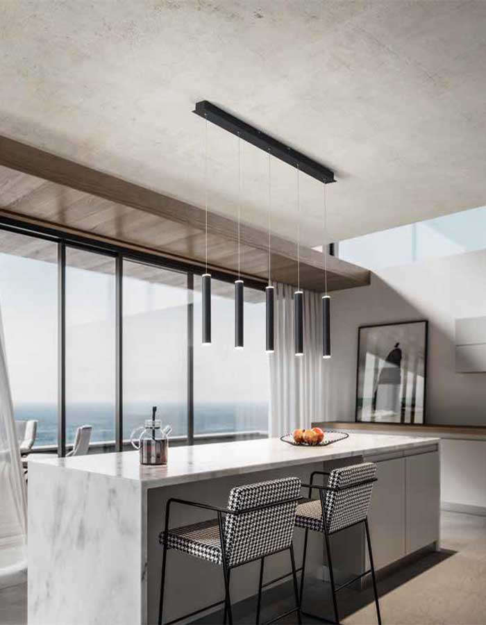 Fabas Luce Prado sospensione lineare