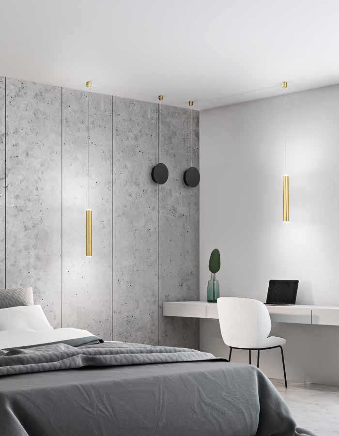 Fabas Luce Prado Sospensione Singola Led Bi-Emissione Dimm.