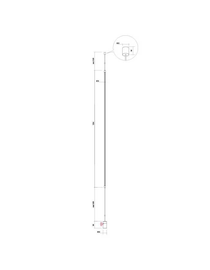 Redo Acrobat Piantana Led Dimmerabile con Sensore - 3000 K - immagine 4