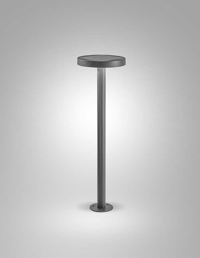 Fabas Luce Palmer Paletto Led IP54 con Pannello Solare - immagine 2