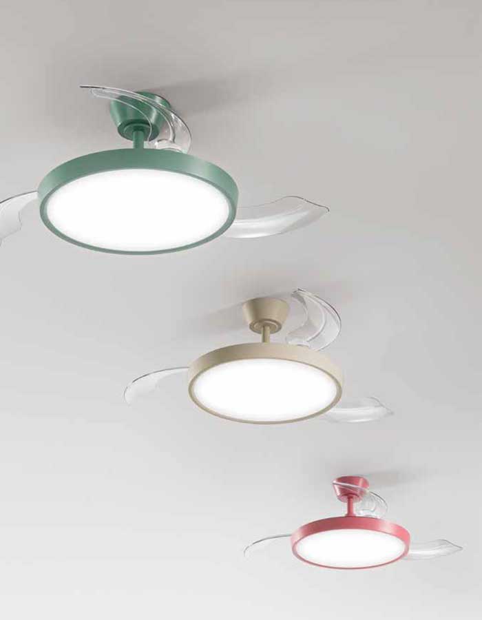 Perenz Myra Ventilatore LED Motore DC e Pale a Scomparsa - immagine 3