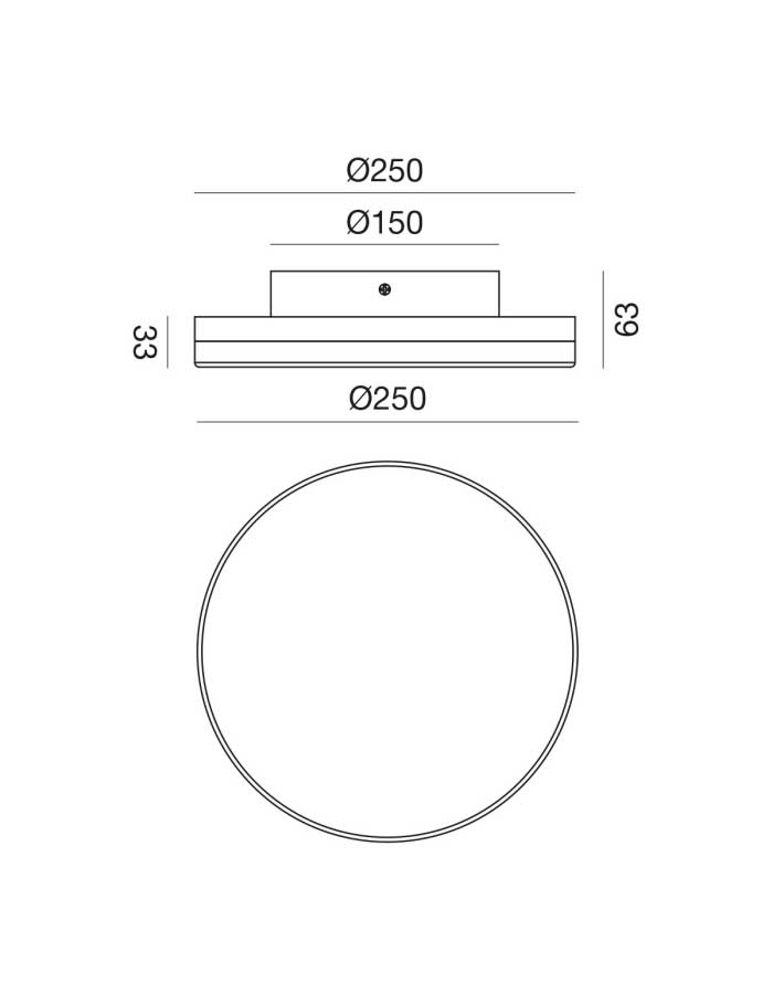 Gea GPL360 Plafoniera LED da Esterno IP65 - 3000/4000 K - immagine 2