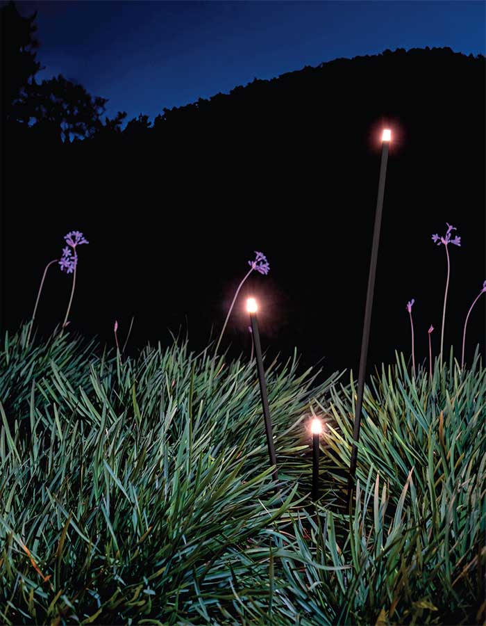 Gea GES241 Paletto Led IP65 H.30,50,80 cm - 3000/4000 K