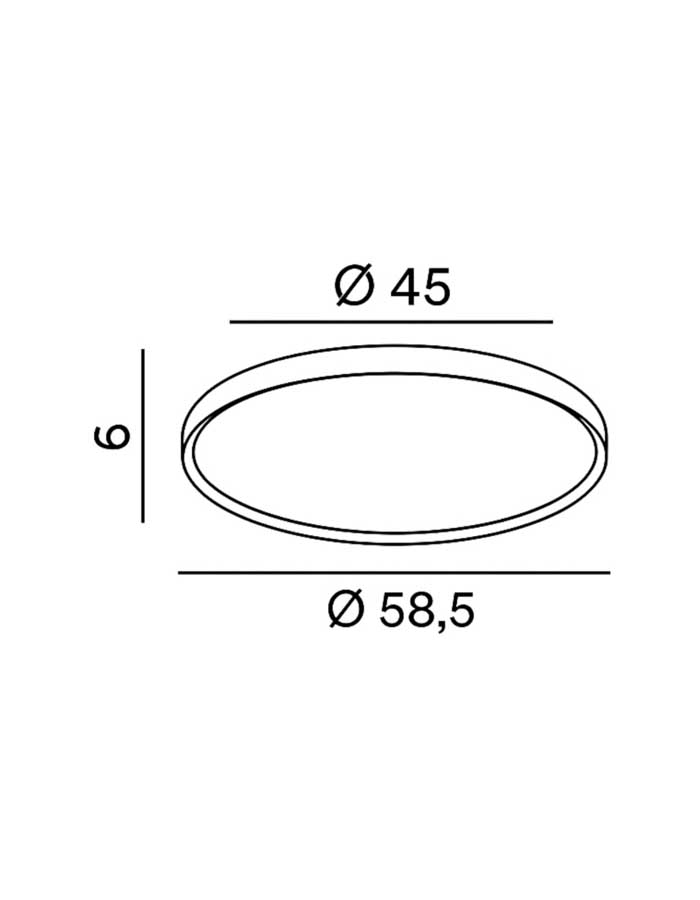 Perenz Halo Plafoniera Led Dimmerabile - CCT - immagine 4
