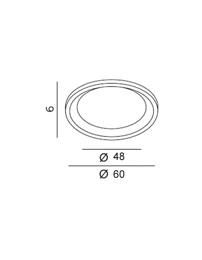 Perenz Mirò Applique Led Dimmerabile con Specchio Integrato - immagine 5