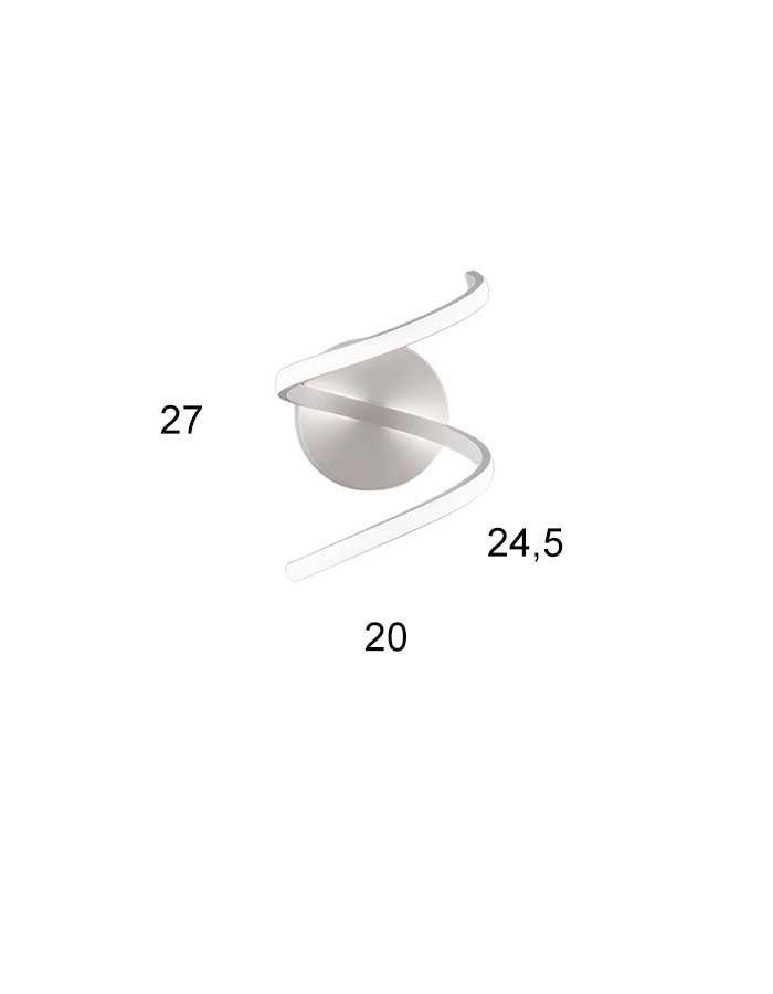 Perenz Nest Applique Led Dimmerabile - CCT - immagine 2