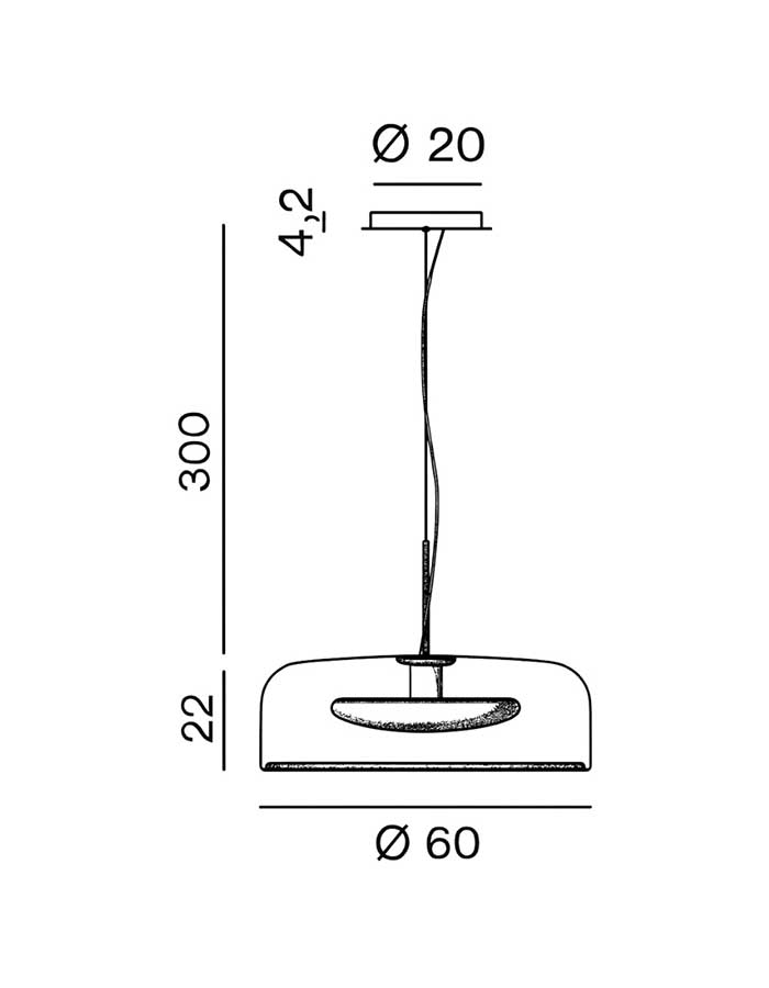 Perenz Velia Sospensione Led Bi-emissione - CCT - immagine 4