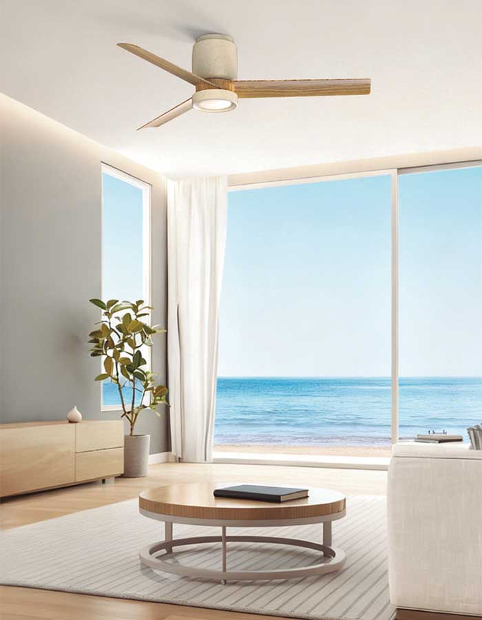 Mantra Ceramica Ventilatore Led