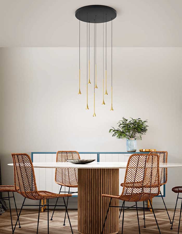 Fabas Luce Susa Sospensione Rotonda