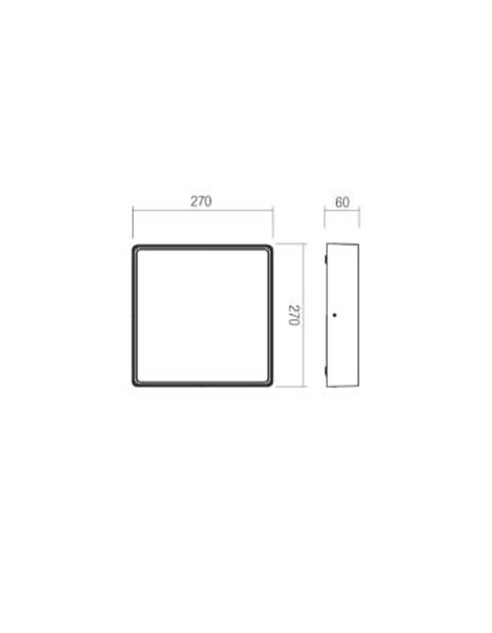 Redo Nox Plafoniera Led IP65 in Alluminio - CCT - immagine 4