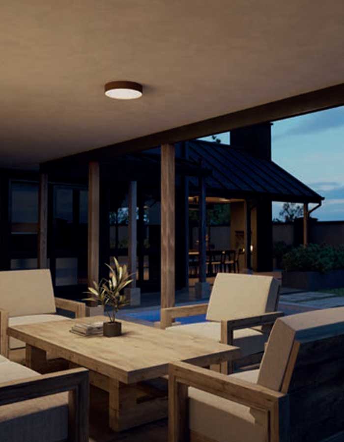 Redo Nox Plafoniera Led IP65 in Alluminio - CCT - immagine 2