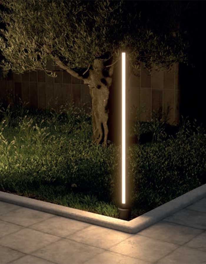 Redo Wiki Paletto Led IP65 in Alluminio - 3000 K - immagine 2