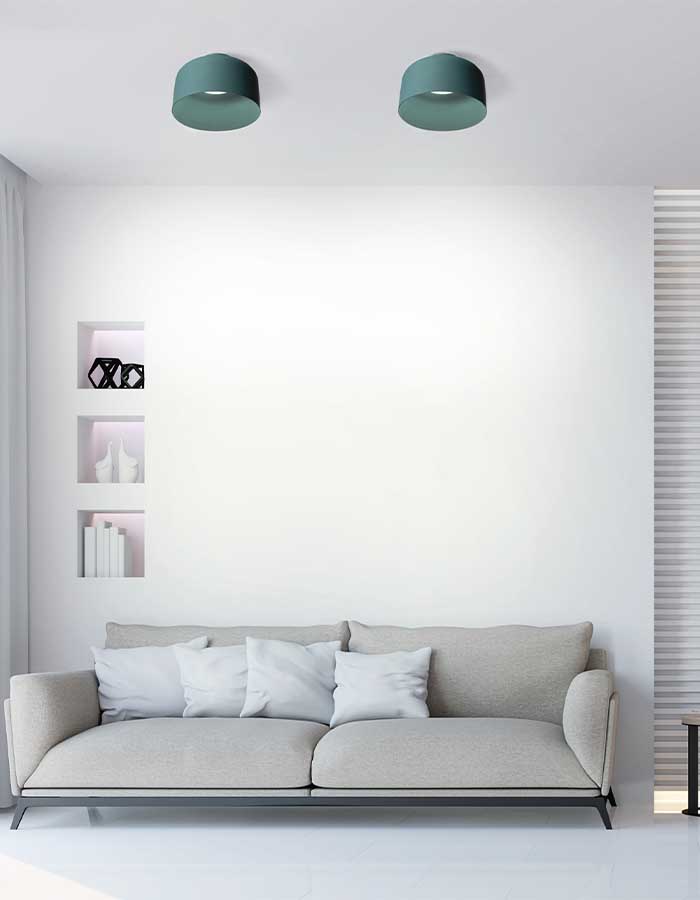 Vivida Bottone Plafoniera Ø35 cm