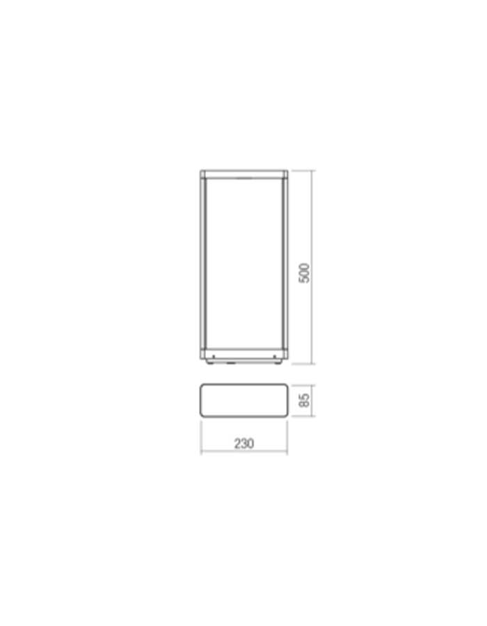 Redo Wake Paletto Led IP65 in Alluminio - 3000 K - immagine 5
