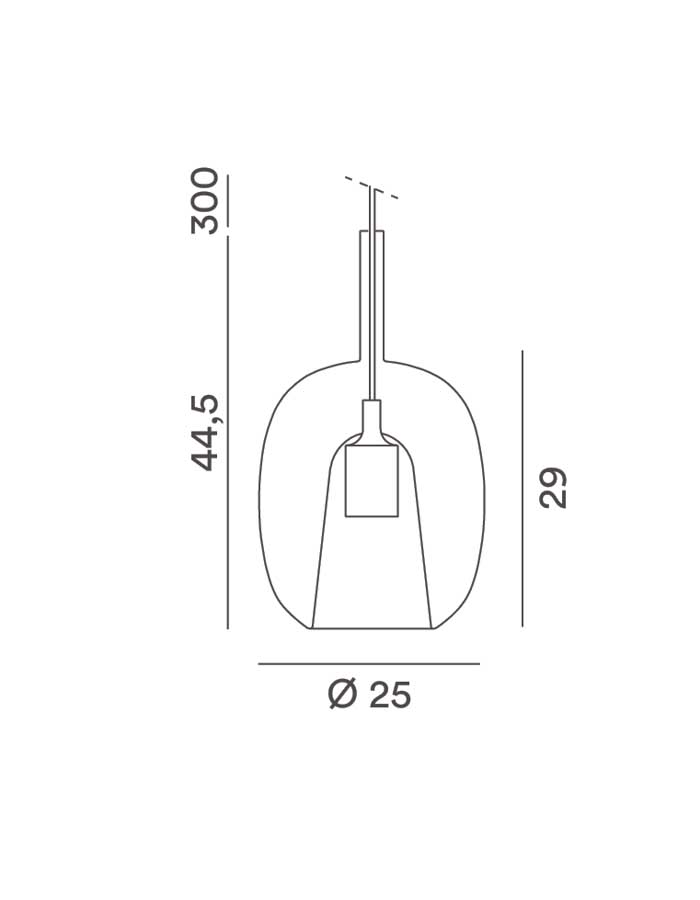 Perenz Rain Sospensione in Vetro Borosilicato - E27 - immagine 11