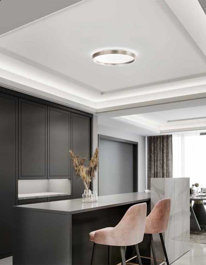Fabas Luce Varallo Plafoniera Led con Telecomando - CCT - immagine 2