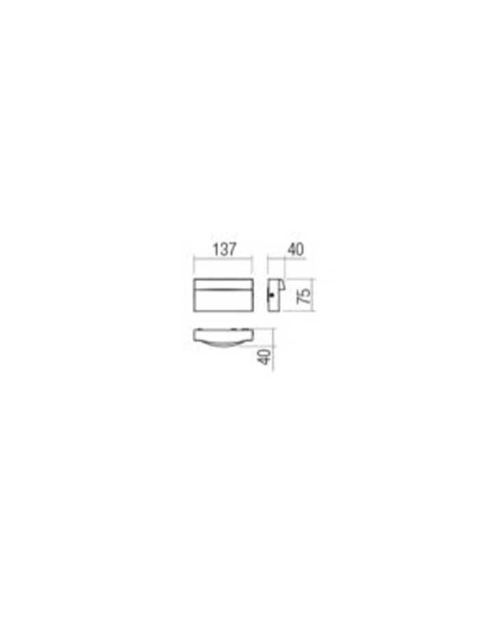Redo Polifemo Segnapasso Led IP65 in Alluminio - 2700/3000 K - immagine 3