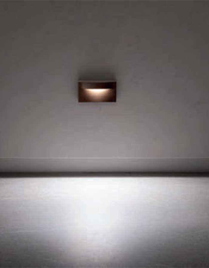 Redo Polifemo Segnapasso Led IP65 in Alluminio - 2700/3000 K - immagine 2