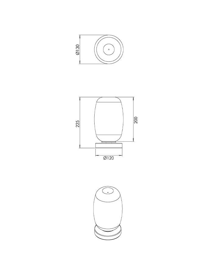 Fabas Luce Tambora Lampada da Tavolo Led Touch Dimmer - CCT - immagine 3