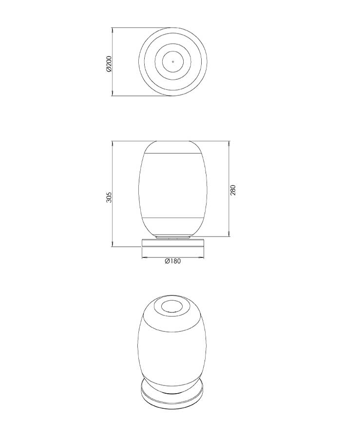 Fabas Luce Tambora Lampada da Tavolo Led Touch Dimmer - CCT - immagine 4
